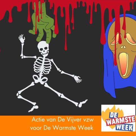 Verjaag de eenzaamheid ... door te griezelen in ons spookhuis! 👻